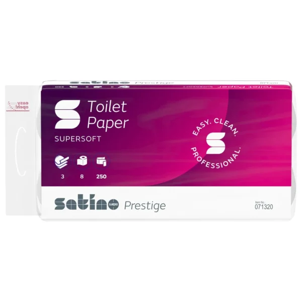 Papier toaletowy Satino Prestige 3w/30mb/op.8 rolek - obrazek 4